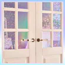 36 Sheets A4 Holographic Paper Sticker Transparent Waterproof Self Adhesive Film 11.X 8.3 Inches (Gem,, Colorful,) - Gem, Dot, Colorful, Star, Heart, Sand Star - 查看 2