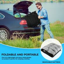 Chaise Longue da giardino, da bordo piscina, per 4 persone, da spiaggia, da balcone, da giardino, da letto portatile, da letto per gli ospiti, con struttura per letto e imbottitura in cotone, da campeggio.