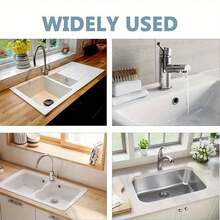 6pcs/4pcs/2pcs/1pc Premium Plastic Double Ring Sink Hole Overflow Covers - Waterproof, Easy-To-Install, Round Shape, Structure For Bathroom And Kitchen Basins, No Joint Thread Standard, Cap Style, For Home Improvement / DIY Projects, Suitable For All Users Home Bathroom Decor Summer