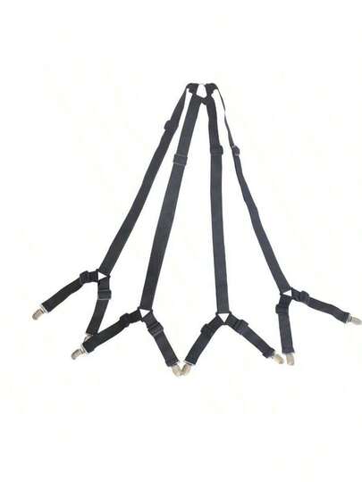 4/Set Triangle Fitted Sheet Strap Clips Grippers Mattress Bed Suspenders Holder