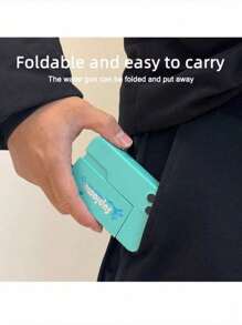 1 Stück faltbare Smartphone-förmige Wasserspritzpistole, Wasser-Spritzspielzeug für den Sommer Outdoor, zufällige Farbe Zubehör