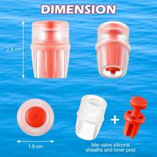 40 piezas de juguetes de piscina tipo gema para buceo, gemas en forma de corazón de cristal acrílico de colores brillantes para juegos acuáticos de verano en la playa y piscina, juguetes y premio de entrenamiento - Ver 2
