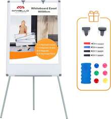 White Board With Stand, Portable Whiteboard Easel 3'x2' For Office Classroom Home School, Adjustable Height, Aluminum Frame, 36x24in - 36x24in_ - View 1