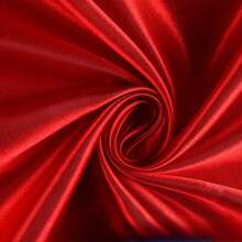 1 pieza de tela de satén de multicolor (rojo, dorado, amarillo, verde oscuro, marrón, rosa, morado), material de forro de alta calidad para bodas