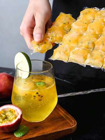 Set de 10/30 bolsas desechables para cubitos de hielo, con 24 compartimentos independientes, autosellables, desgarrables, perfectas para empacar hielo DIY y congelar jugos en verano