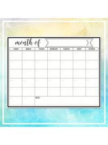 1pc Refrigerator Whiteboard Magnetic Calendar, World Cup Match Event Calendar, Monthly Household Planning Memo Planner Menu Magnetic Calendar, Refrigerator Calendar, Magnetic Dry Erase Calendar, Kitchen Decor, Refrigerator Planner Monthly Planner, Refrigerator Accessories For Chore Charts And Menu Planning (Various Sizes)