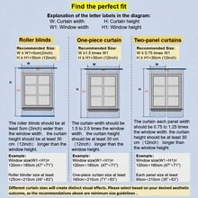 1片北欧极简主义黑色金箔穿孔遮光窗帘 - 灰色 - 查看 10