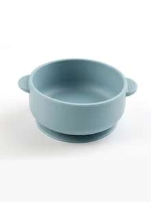 1 Piece; Baby Feeding Bowl Silicone Bowl Suction Double-Ear Bowl For Baby Self-Feeding Utensils Resistant To High Temperature And Fall Suitable For Daily - Multicolor - View 7