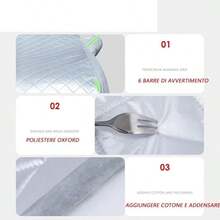 Generico Hail Protector Car Cover Padded Car Cover for Hail Protection Hail Cover for Car Car Blanket for Hail Durable AllWeather Protection for Sedan SUV Mpv Hatchback Black Hatchback - Negro - Ver 3