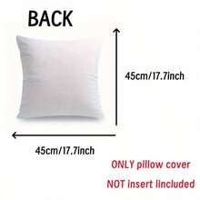 4 capas de almofadas com estampa floral vibrante, 45 x 45 cm, com estampa de girassol e flores silvestres coloridas | Capas de almofada decorativas de poliéster macio com fecho de zíper lavável à máquina | Ideal para decoração de sala de estar, quarto e sofá, sem enchimento incluso