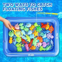 Magnetic Fishing Game For Kids 3-5 With Toddler Fishing Poles, Magnetic Poles Game Are Designed For Little Hands, Bath Toys For Kids Ages 4-8
