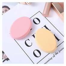 4 Pack Oval Puff Air Cushion Puff Oval Makeup Sponges For Foundation Sponge Professional Make Up Sponges Beauty Egg, Dry And Wet Skin Tone And Pink - MultipleColors - View 5