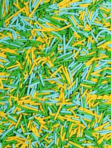 100g de Chispas para decorar pasteles, postres y repostería - Decoraciones para helados, magdalenas, donas, trufas, macarrones, waffles, paletas, fondant y mesas de postres | Suministros para fiestas de bricolaje para cumpleaños, bodas, Navidad, Día de San Valentín, Día de la Madre - Multicolor - Ver 16