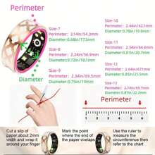 Women's 2025 Finger Ring R10M Fashion And Health Ring Android IOS Fitness And Sports Smart Ring, Supporting Waterproof Depth Of Over 300 Meters, Remote Control Photography Health Smart Ring