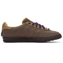 Adidas Originals Zapatillas de deporte de caña baja GAZELLE INDOOR, zapatos cómodos y casuales para ir y venir, clásicos tenis de exterior para deportes y ocio con cordones JQ8725 - Capa de roca tierra profunda marrón/amarillo oscuro/amarillo resina - Ver 2
