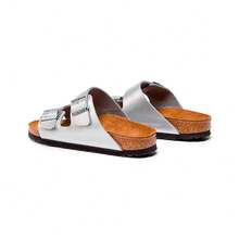 Birkenstock Arizona Birko-Flor Metallics - Silver - View 3