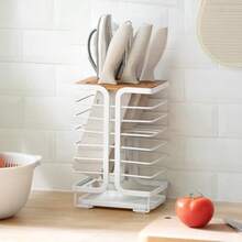 Knife Block Kitchen Knife Holder Storage OrganizerW10