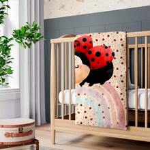 Baby Comforter For Crib And Bed, Warm Padded, Sublimated Print - Kumbang kecil - View 2