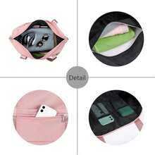New Travel Duffle Bag, High Capacity Foldable Travel Duffel Bag Carry On Bag Gym Bag For Men And Women - Màu tím  Violet - Xem 8