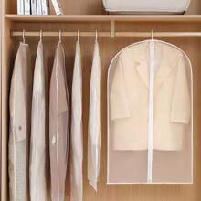 [ Super Value 5 Items ] Clothing Dust-Proof Bag Hanging Bag Set Is Now Available. It Integrates Dust-Proof And Storage Functions, Making It Easy To Store Coats, Dust-Proof Covers, Coat Dust-Proof Covers, Clothing Dust-Proof Covers, Storage, Travel, Office, And Wardrobe Clothing Dust-Proof Covers