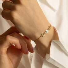 刻字爪印手链，定制宠物纪念礼物，宠物离世纪念首饰，狗或猫爪印，独特的动物爱好者首饰，母亲节礼物，金色，时尚，多彩，复古，简约，男女皆宜 - 彩色 - 查看 3