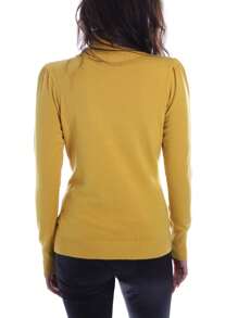 Yes-zee Maglie A Collo Alto Giallo M038 RU00