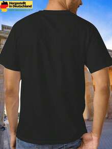 Men T-Shirts - 黑色 - 查看 3