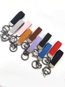 Custom French Short Lamb Pattern Keychai, Electroplated Pearl Golden Tag Car Key Chain, Cute PU Leather Rope, Couple Ornament Travel Holiday, Christmas Gifts, Gift Thanksgiving, Colorful,Vintage,Cute,Adorable,Contracted,Funny,Kawaii,Y2K,Stylish,Casual,Cuties Custom,Personalized,Unique,Customized Ideal Gifts For Him