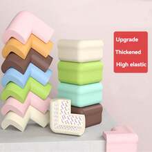 Safety Table Corner Protection Device, Table Corner Protector, Corner And Edge Protection, Transparent Table Corner Cover, Table Corner Protection Device, Table Corner And Sharp Corner Protection Device L-Shaped (Color Random)