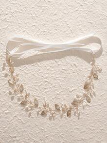 1 peça de tiara de folhas estilo boho, acessório de cabelo para noivas e madrinhas. - Multicolorido - Ver 16