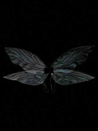 1 件仙女翅膀派对服装，蝴蝶翅膀，适合狂欢节、节日装饰和万圣节表演