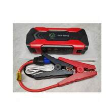 1 件汽车应急启动电源、汽车电池充电器、跨接电缆电池组，包括便携式充电器、应急 LED 灯、锤子、指南针