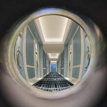 1 Stück 200-Grad Türspion Kamera Set, geeignet für 35-60mm dicke Türen mit drehbarer Privatsphäre-Abdeckung, für Zuhause, Büro, Hotel