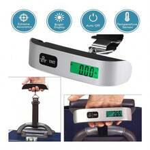50kg/10g Portable Travel LCD Digital Hanging Luggage Scale Electronic Weight US