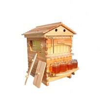 Auto Fowing Langstroth Bee Hives Honey House + 7 Beekeeping Frames + Hive Stand - 12709299 - 查看 2