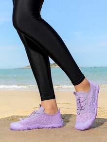 Women's New Outdoor Sports Shoes, Fitness Yoga Shoes, Swimming Multipurpose Wadding Shoes, Beach Shoes - Purple - View 4