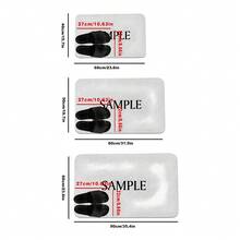 1/3 件套复古花卉图案浴室垫套装,防滑吸水硅胶地毯,卫生间 U 型地毯和手巾垫,2.5 毫米厚度,适合返校入口装饰浴室厨房装饰 - 黑色繁殖 - 查看 11