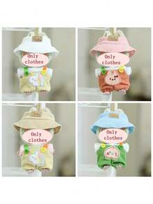 仅 1 件衣服（无娃娃），适合 17 厘米第一代/第二代/第三代娃娃替换装的衣服，悬挂配件