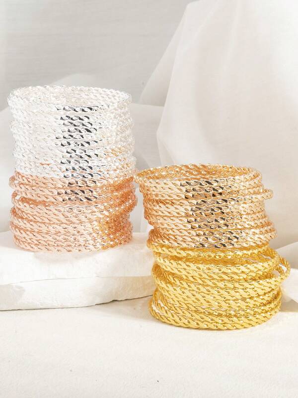 12pcs Unique Design Girls/Girl Braided Rope Bracelet