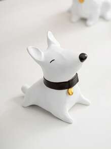 1 Peça Figura Decorativa de Resina em Forma de Cachorro, Decoração em Estilo Cartoon, Adequado para Decoração de Casa, Quarto, Hotel, Restaurante, Presente de Formatura, Lembrança de Casamento, 2 Tamanhos Disponíveis