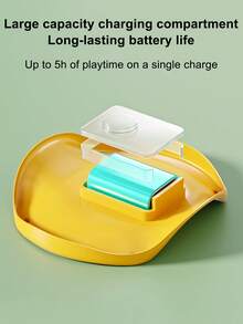 New Pet USB Rechargeable Long Lasting Smart Multi-Distance Ball Launcher, Outdoor Elastic Tennis Ball Throwing Device, Automatic Fetch Toy For Dogs