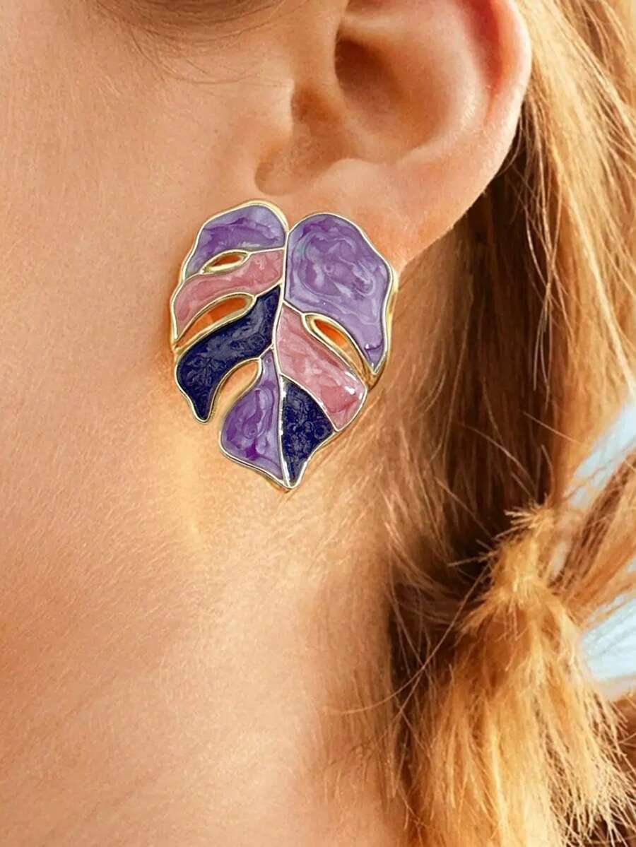 Elegant Flower Earrings For Women,Suitable For Vacation Daily Wear