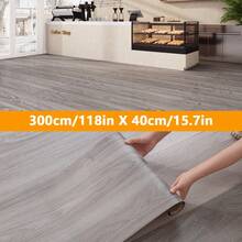 1 Roll Vintage Wooden Floor Vinyl Flooring - Thick, Self-Adhesive, Scratch-Resistant, Easy-Clean, DIY Home Renovation, Indoor Decor, Removable & Reusable, Home Renovation Flooring | Vintage Wooden Flooring | Easy Installation Flooring