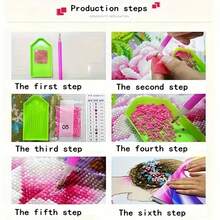 New 5D Diamond Painting DIY Kit - Candlelight Flower Theme, Frameless Canvas Diamond Art, Multi-Size, Colorful Mosaic Wall Decor Suitable For Living Room, Bedroom, Study And Other Occasions, Holiday Parties And Home Decor & Gifts.