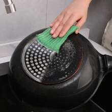25 pièces Éponges doubles faces réutilisables, tampon à récurer en éponge épaissi pour faire la vaisselle, outils de nettoyage de cuisine ménagers