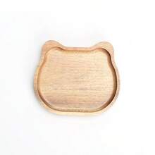 1 件木制猫头鹰形托盘 - 多功能木制托盘，适用于家庭、厨房和餐厅 - 适用于早餐、面包、甜点、家居装饰、串珠、储存