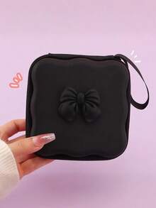 便携式零钱包、耳机包、耳机便携包、USB 数据线收纳盒、收纳袋、钥匙包、数据线充电器、收纳袋、无线耳机和耳机盒、适用于大学宿舍的旅行收纳袋、化妆包、度假、圣诞礼物、圣诞装饰品、秋季礼物圣诞节节日送礼、波西米亚风