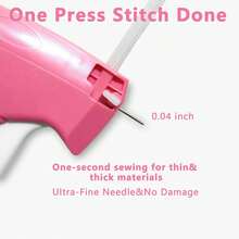 Fine Stitch Gun Stitchy Quick Clothing Fixer For Clothes,Micro Tagging Gun For Clothing With 6 Fine Needles & 1000 Pcs Fasteners,Mini Speedy Sticky Sewing Hemming Tool,Tagging Gun For Clothing, Tag Attacher Gun For Standard Retail Price Tag, Tag Gun Kit With Barbs Fasteners, Tagging Gun For Store Consignment, Garage Yard
