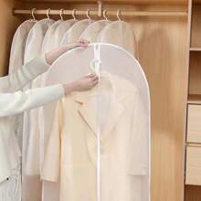 [ Super Value 5 Items ] Clothing Dust-Proof Bag Hanging Bag Set Is Now Available. It Integrates Dust-Proof And Storage Functions, Making It Easy To Store Coats, Dust-Proof Covers, Coat Dust-Proof Covers, Clothing Dust-Proof Covers, Storage, Travel, Office, And Wardrobe Clothing Dust-Proof Covers