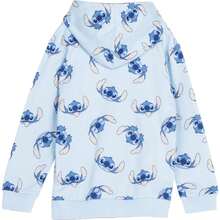 Lilo Y Stitch Stitch Sweatshirt For Boys And Girls - Soft, Comfortable And Warm Cotton Children's Clothing With Fun Designs Of The Famous Stitch - Sweatshirt With Or Without Hood Or With Zipper, Ideal For School Or Sports - Baby Blue - View 2